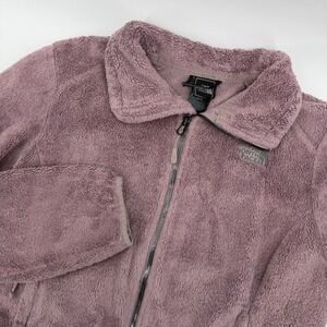 The North Face Pink Fleece Jacket Women's Medium Full Zip Outerwear